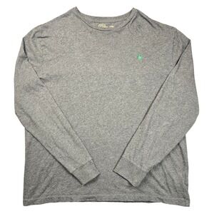 Polo Ralph Lauren Men's Gray Long Sleeve Classic Fit T-Shirt Pony Logo Size L